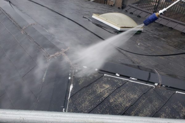 愛知県愛西市　屋根塗装　シーリング工事　ウレタン防水工事